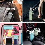 Silicone Folding Water Bottle for Travel, Gym, Hiking & Office