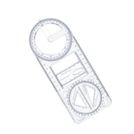 Multifunctional Geometry Ruler – Ideal for Math & Craftwork