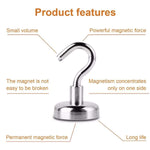 Heavy Duty Magnetic Hook for Kitchen, Fridge, Garage & Office