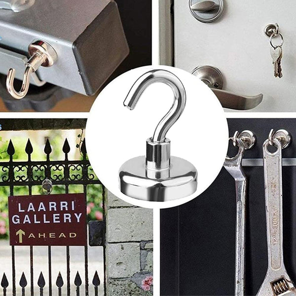 Heavy Duty Magnetic Hook for Kitchen, Fridge, Garage & Office