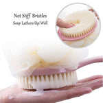 Body Bath Brush with Loofah | Long Handle | Deep Cleaning