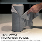 Reusable Microfiber Kitchen Towel Roll (20 Sheets)