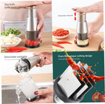 Hand Press Chopper – Stainless Steel Blade