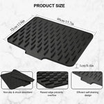 Silicone Dish Drying Mat with Smart Drainage